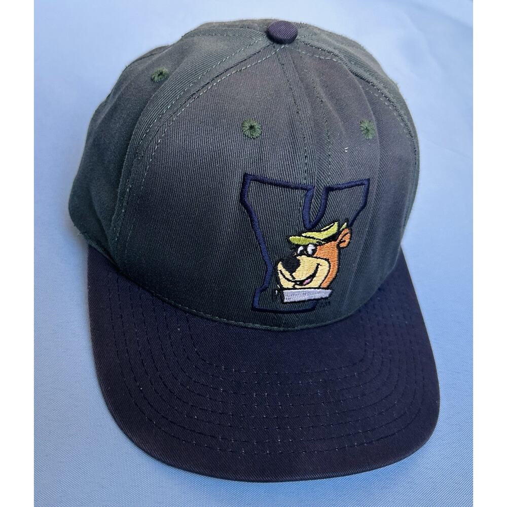 Vintage Yogi Bear Yellowstone National Park Snapback Hat Hanna-Barbera Made USA